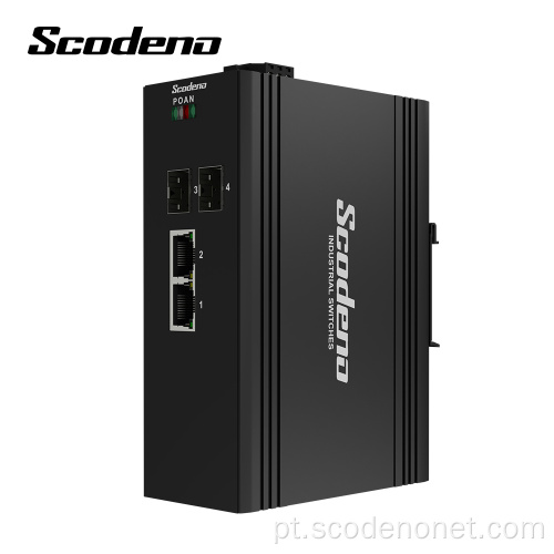2 porta óptica SC 2 10/100m Fast Ethernet Switches